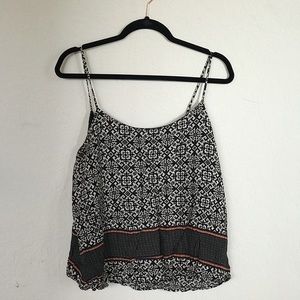 Patterned flowy cami